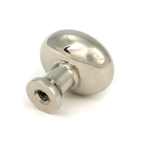 Polished Nickel Moore Cabinet Knob - 25mm