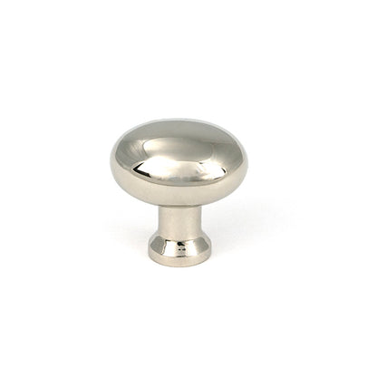 Polished Nickel Moore Cabinet Knob - 25mm