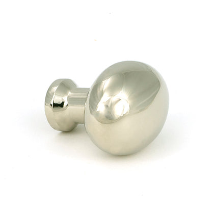 Polished Nickel Moore Cabinet Knob - 32mm