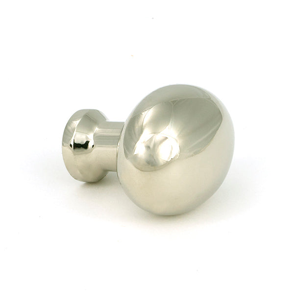 Polished Nickel Moore Cabinet Knob - 38mm