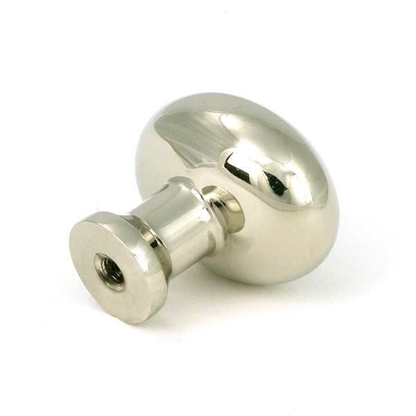 Polished Nickel Moore Cabinet Knob - 38mm