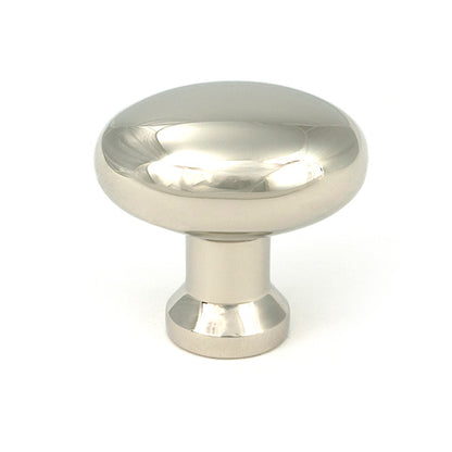 Polished Nickel Moore Cabinet Knob - 38mm