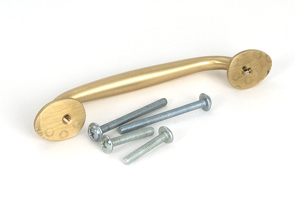 Satin Brass Moore Pull Handle - Small