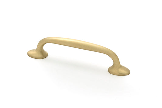 Satin Brass Moore Pull Handle - Small