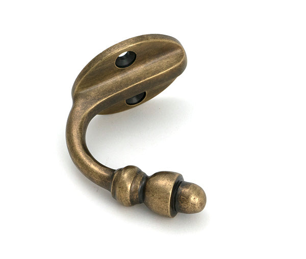 Burnished Brass Coat Hook