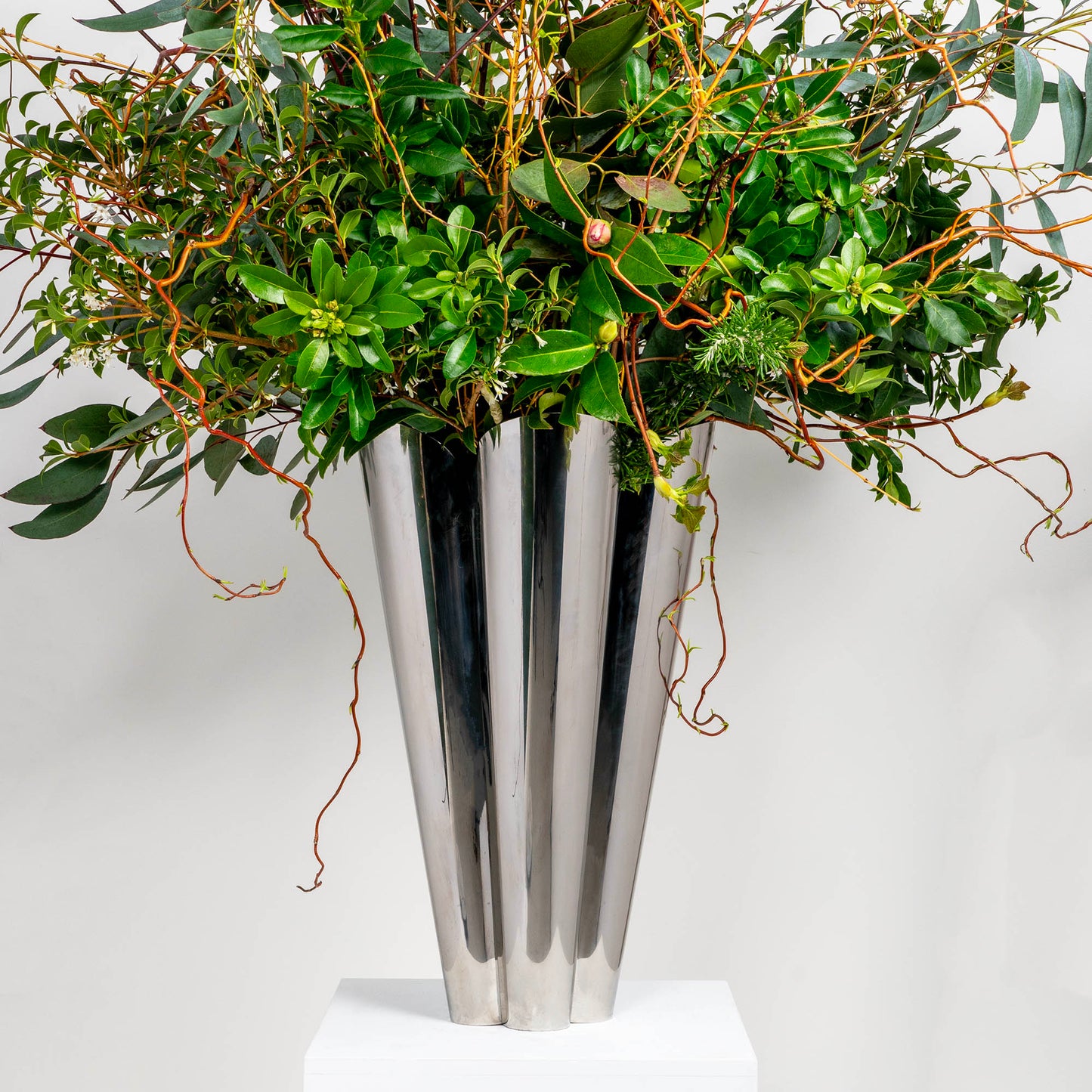 Stainless Steel Flora Plant Pot