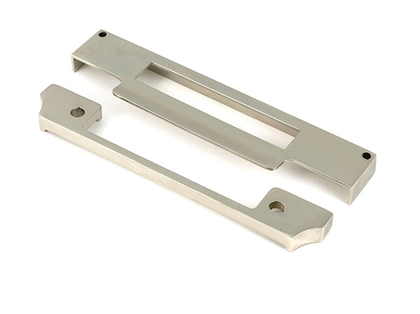 Polished Nickel ½" Rebate Kit for Euro Sash Lock