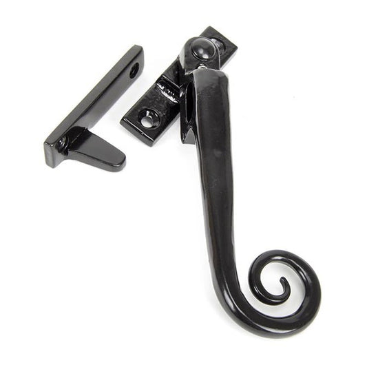 Black Locking Night-Vent Monkeytail Fastener - RH