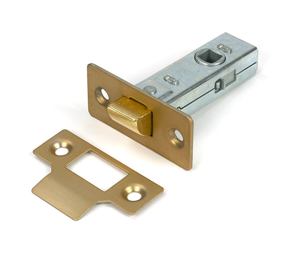 Satin Brass 2½" Tubular Mortice Latch