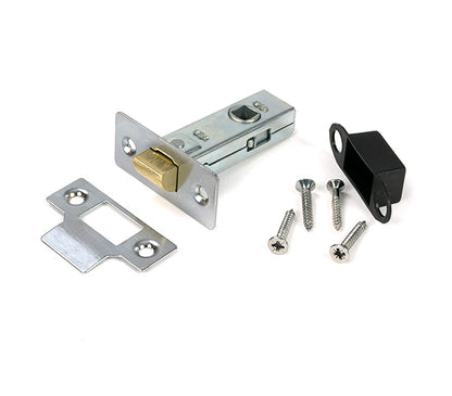 Satin Chrome 2½" Tubular Mortice Latch