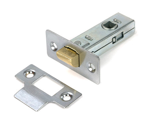 Satin Chrome 2½" Tubular Mortice Latch