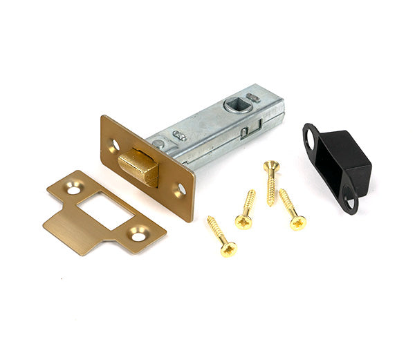 Satin Brass 3" Tubular Mortice Latch