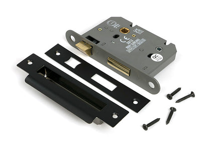 Aged Bronze 3" Heavy Duty Bathroom Mortice Lock