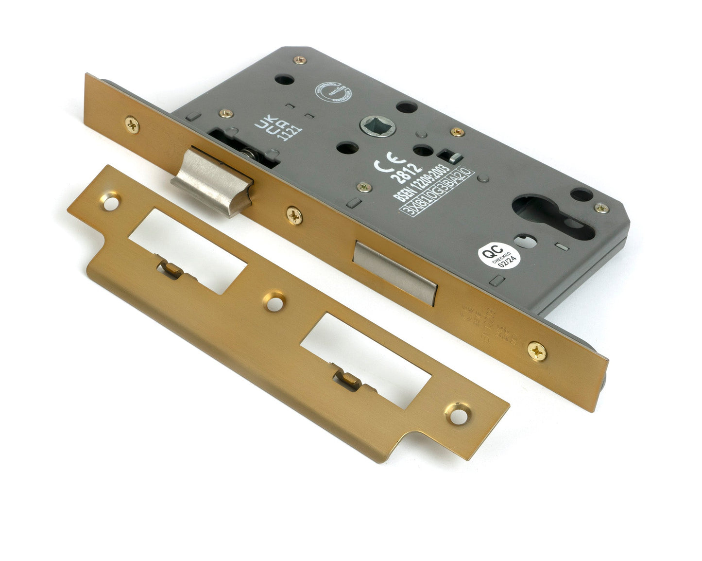 Euro Din Sash Lock - 72mm Centre