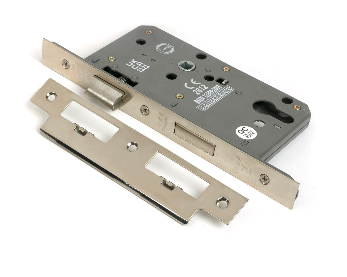 Euro Din Sash Lock - 72mm Centre