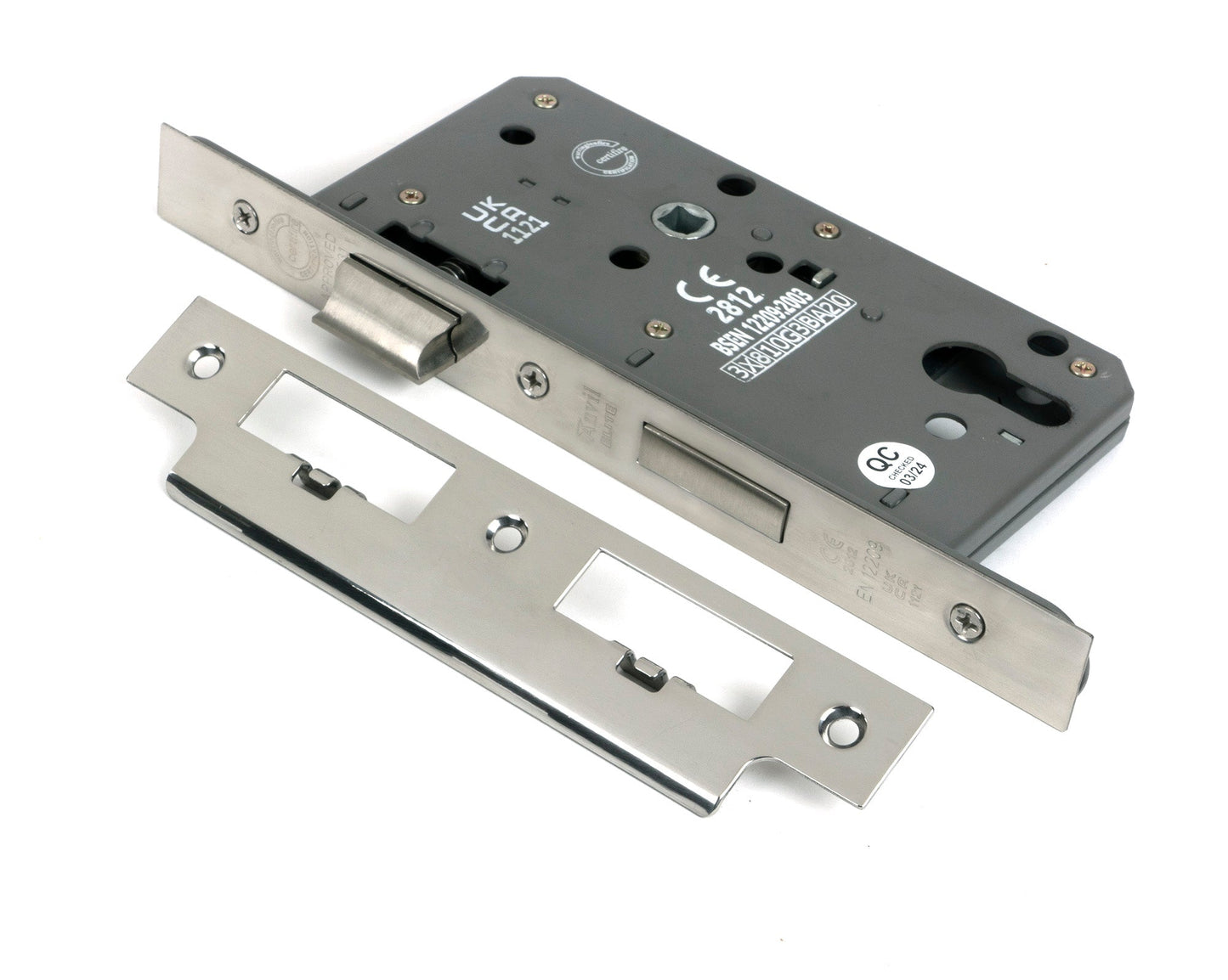 Euro Din Sash Lock - 72mm Centre