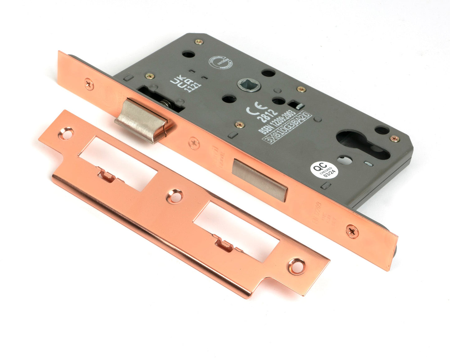 Euro Din Sash Lock - 72mm Centre