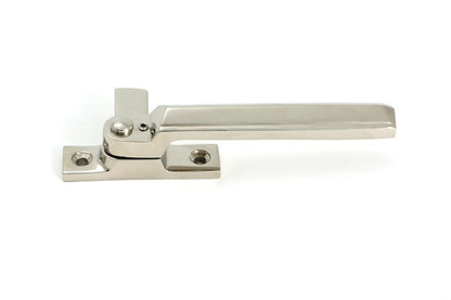 Polished Nickel Locking Art Deco Fastener - LH