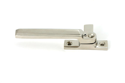 Polished Nickel Locking Art Deco Fastener - RH