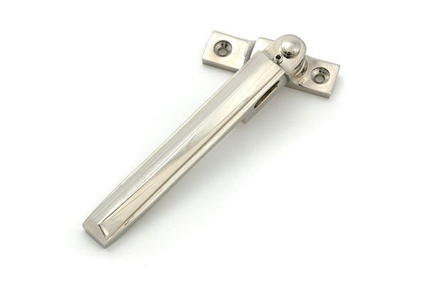 Polished Nickel Night-Vent Locking Art Deco Fastener