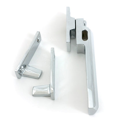 Polished Chrome Night-Vent Locking Art Deco Fastener