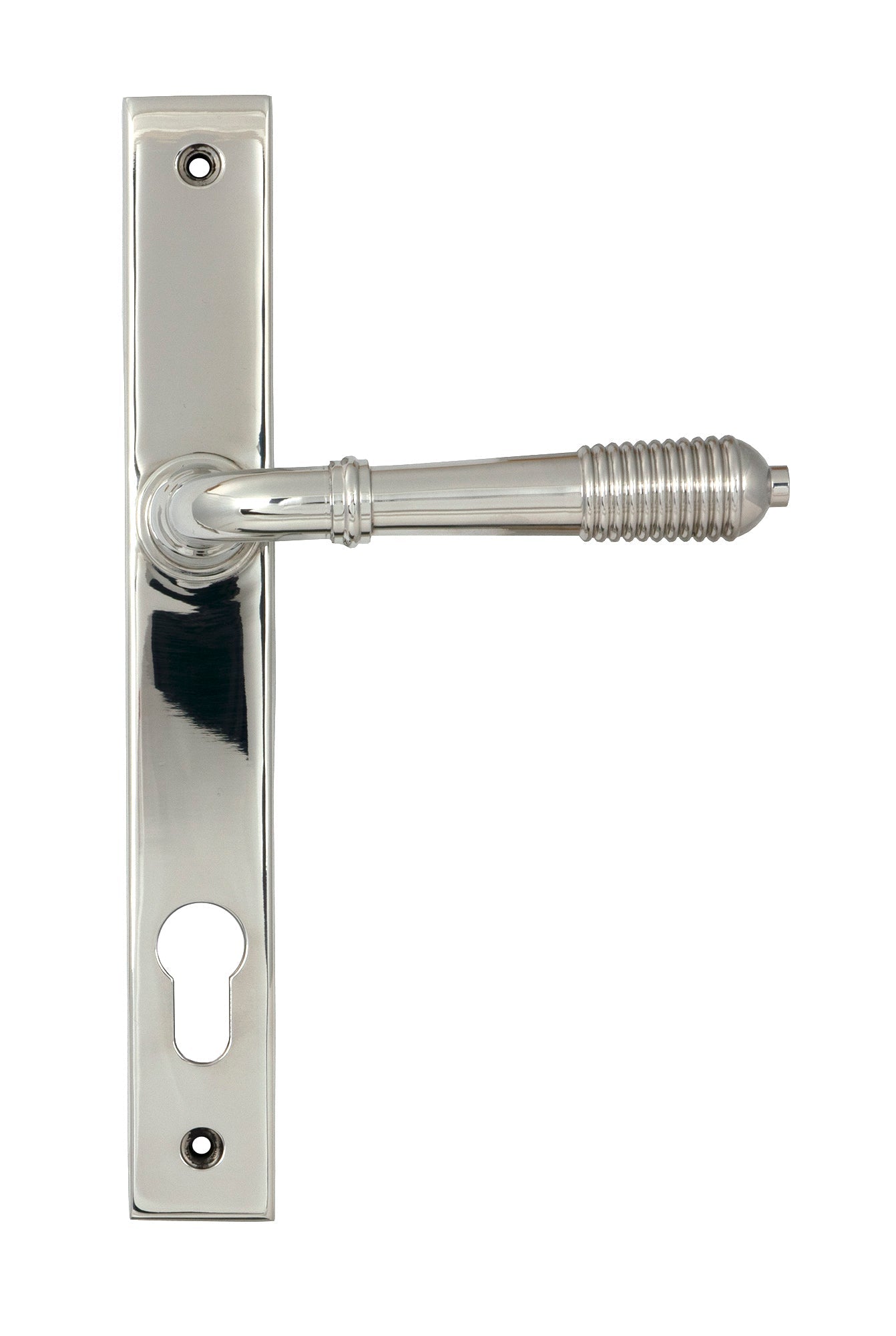 Reeded Slimline Lever Espag. Lock Set