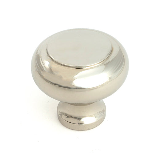 Polished Nickel Regency Cabinet Knob - Large