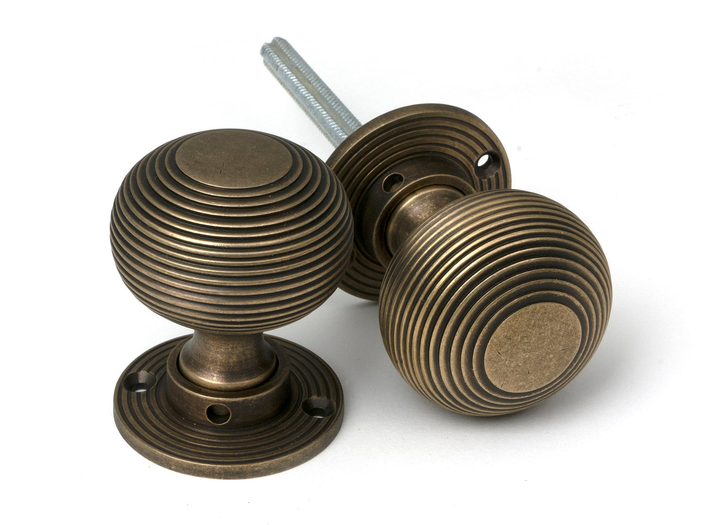 Heavy Beehive Mortice/Rim Knob Set