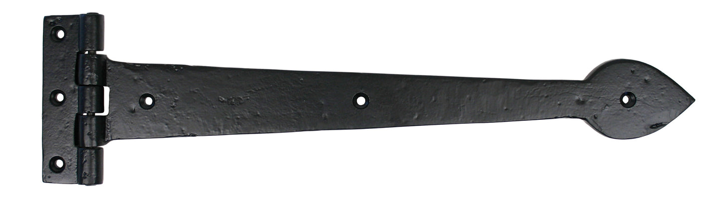 Black Cast T Hinge (pair)