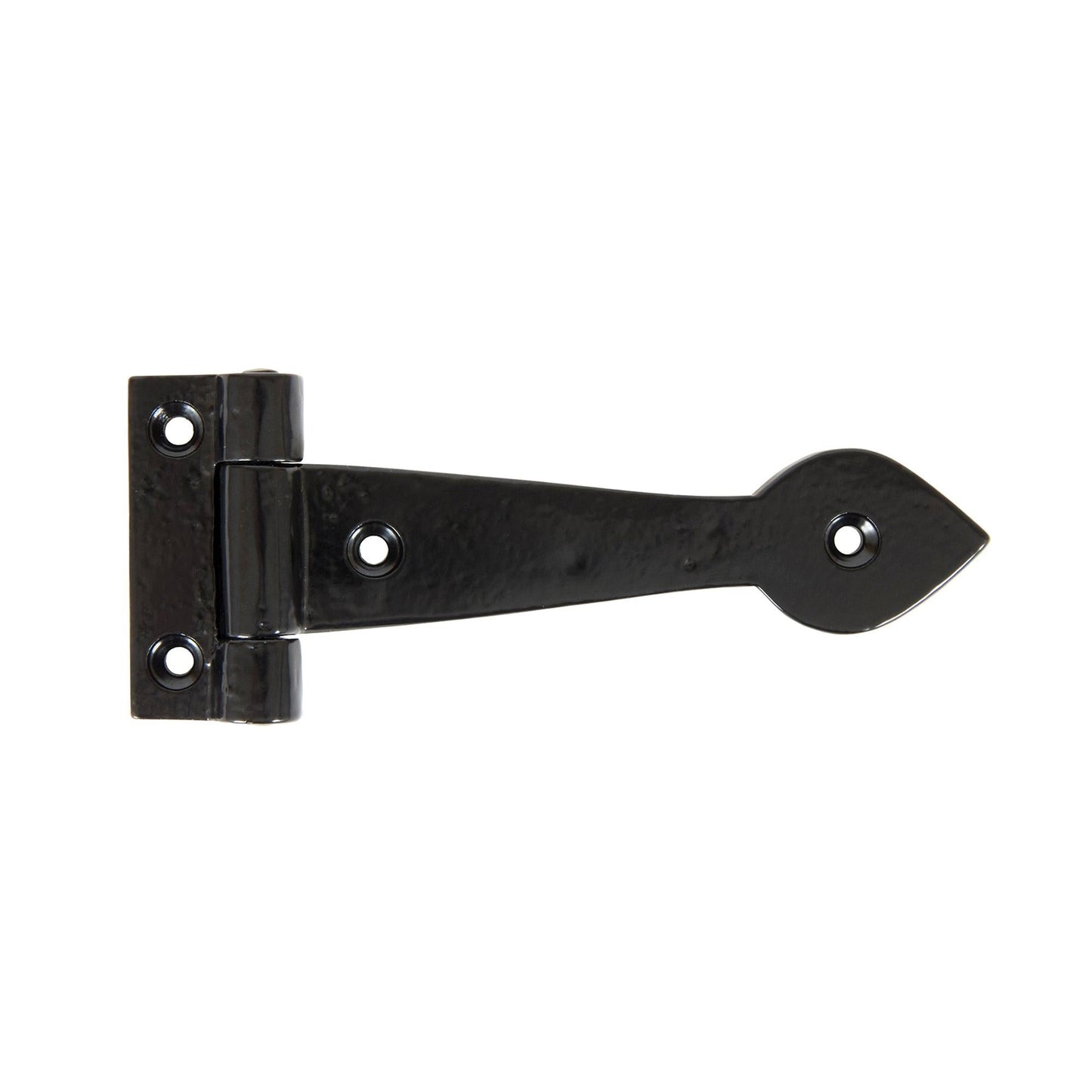 Black Cast T Hinge (pair)