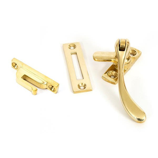 Polished Brass Peardrop Fastener