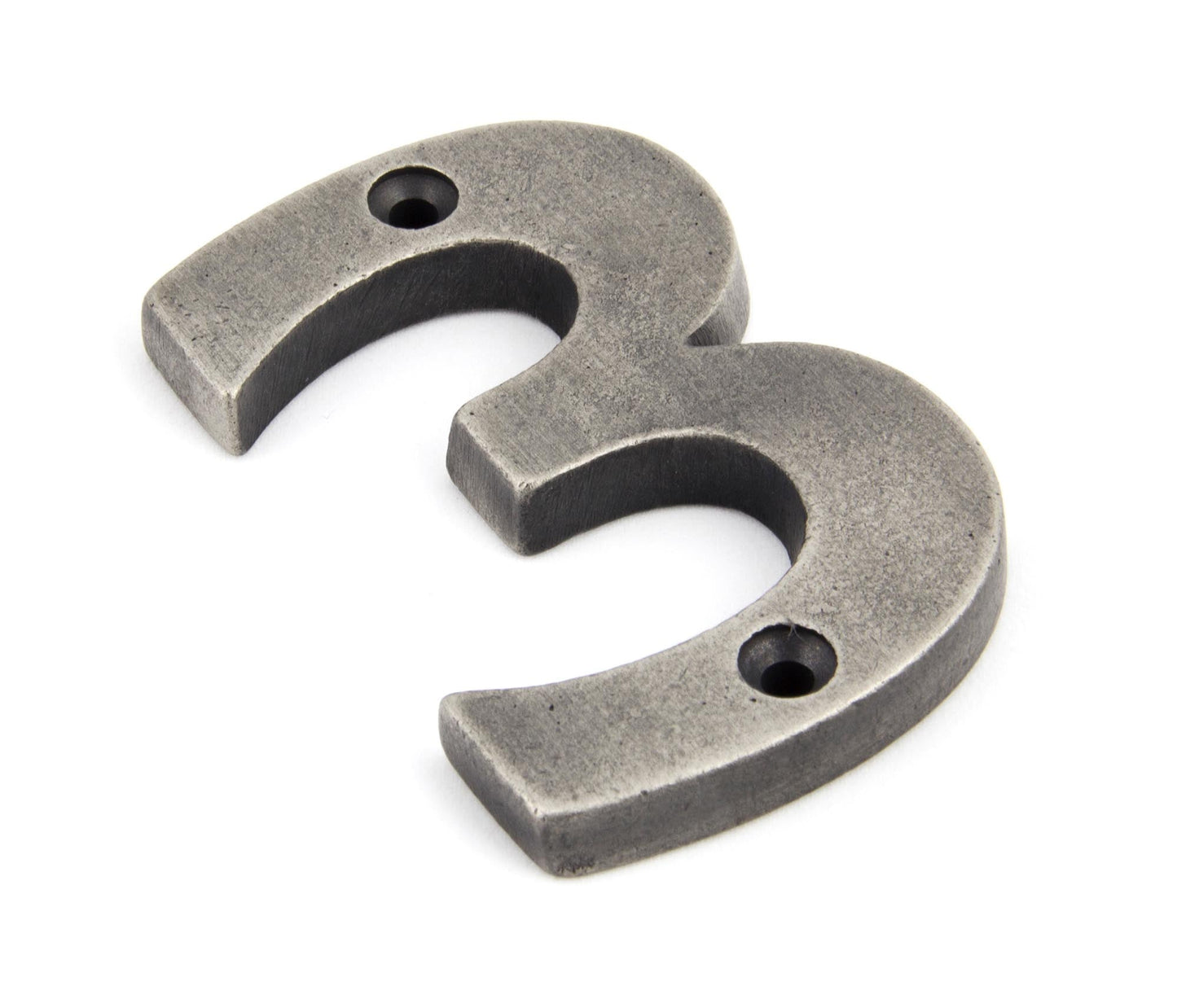 Antique Pewter Numeral