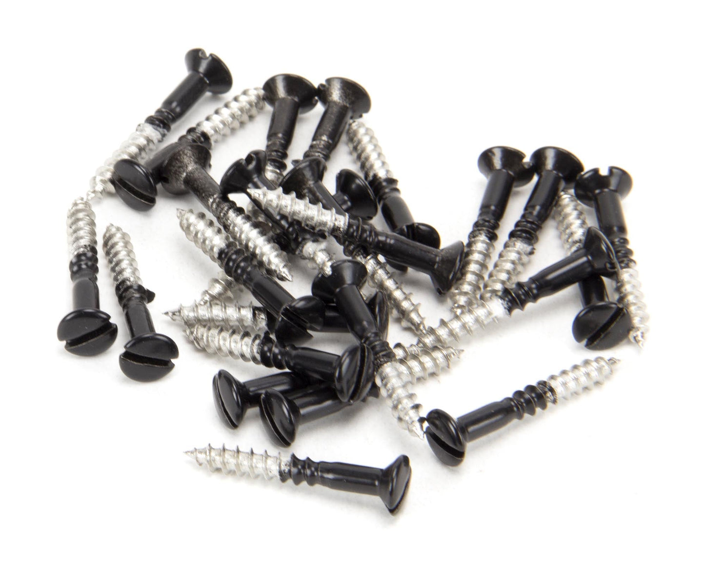 Black SS Countersunk Raised Head Screws (25)