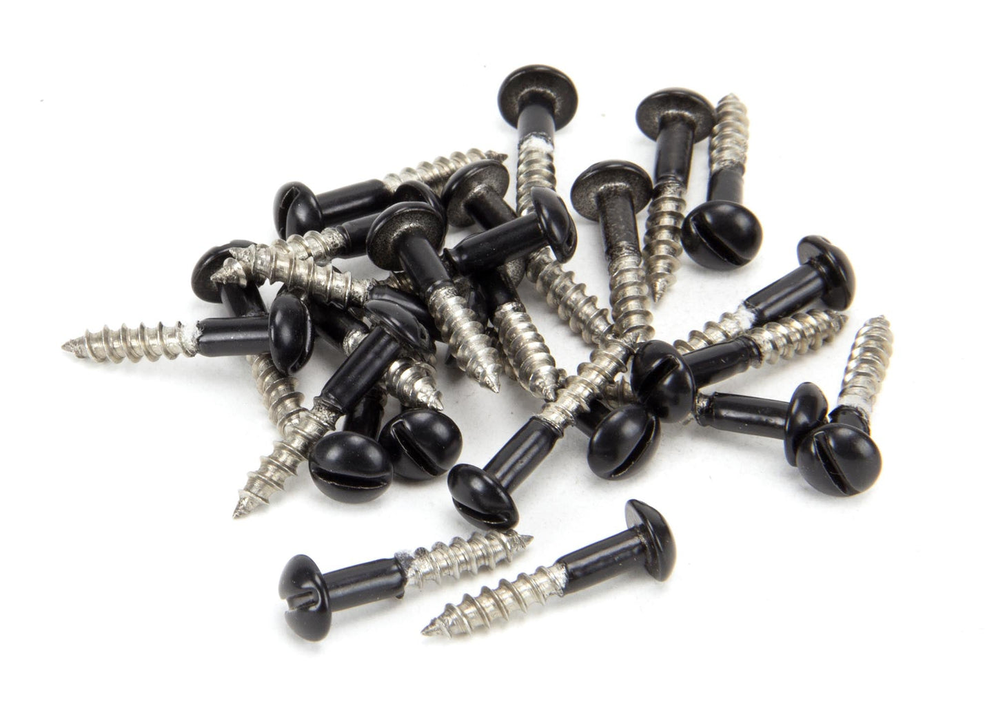 Black SS  Roundhead Screws (25)