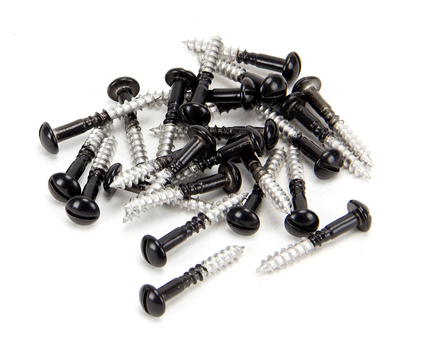 Black SS  Roundhead Screws (25)