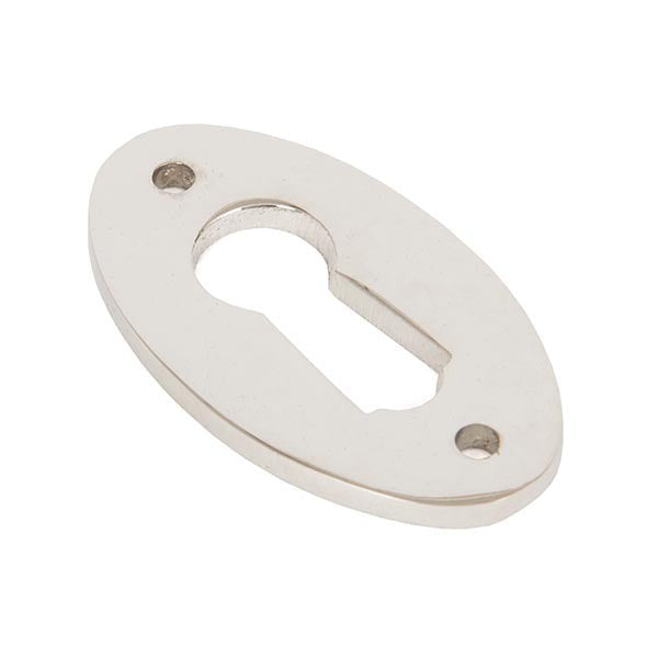 Polished Nickel Oval Escutcheon