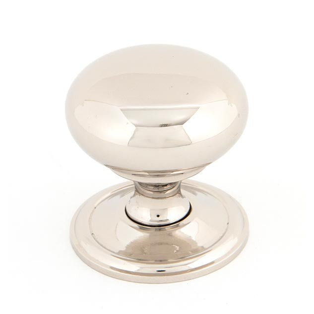 Polished Nickel Mushroom Cabinet Knob 38mm