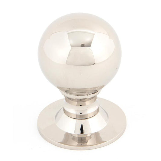 Polished Nickel Ball Cabinet Knob 39mm