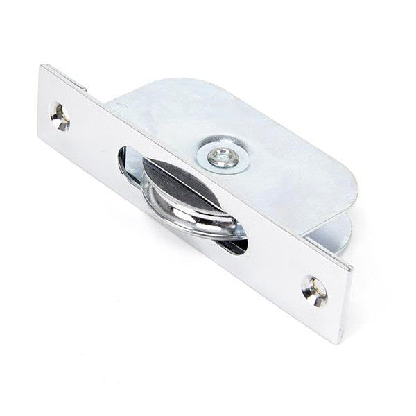 Polished Chrome Square Ended Sash Pulley 75kg