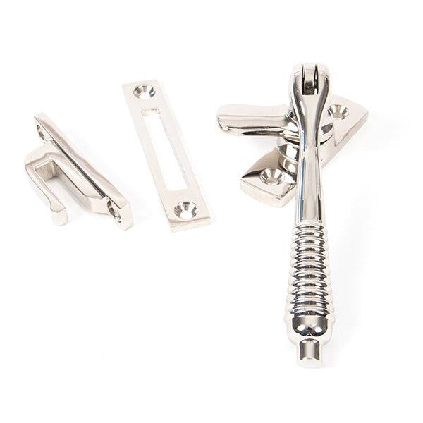 Polished Nickel Locking Reeded Fastener