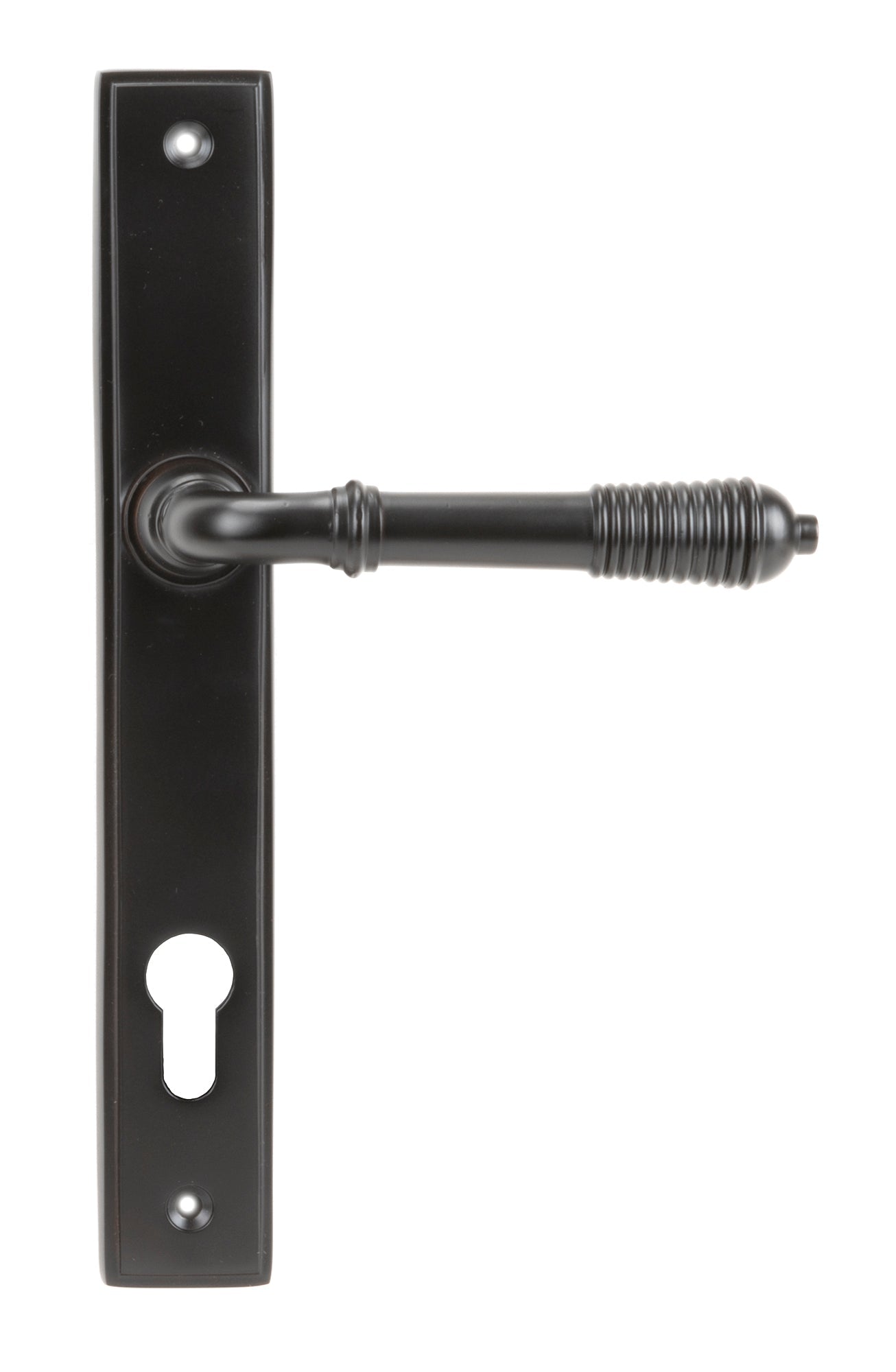 Reeded Slimline Lever Espag. Lock Set