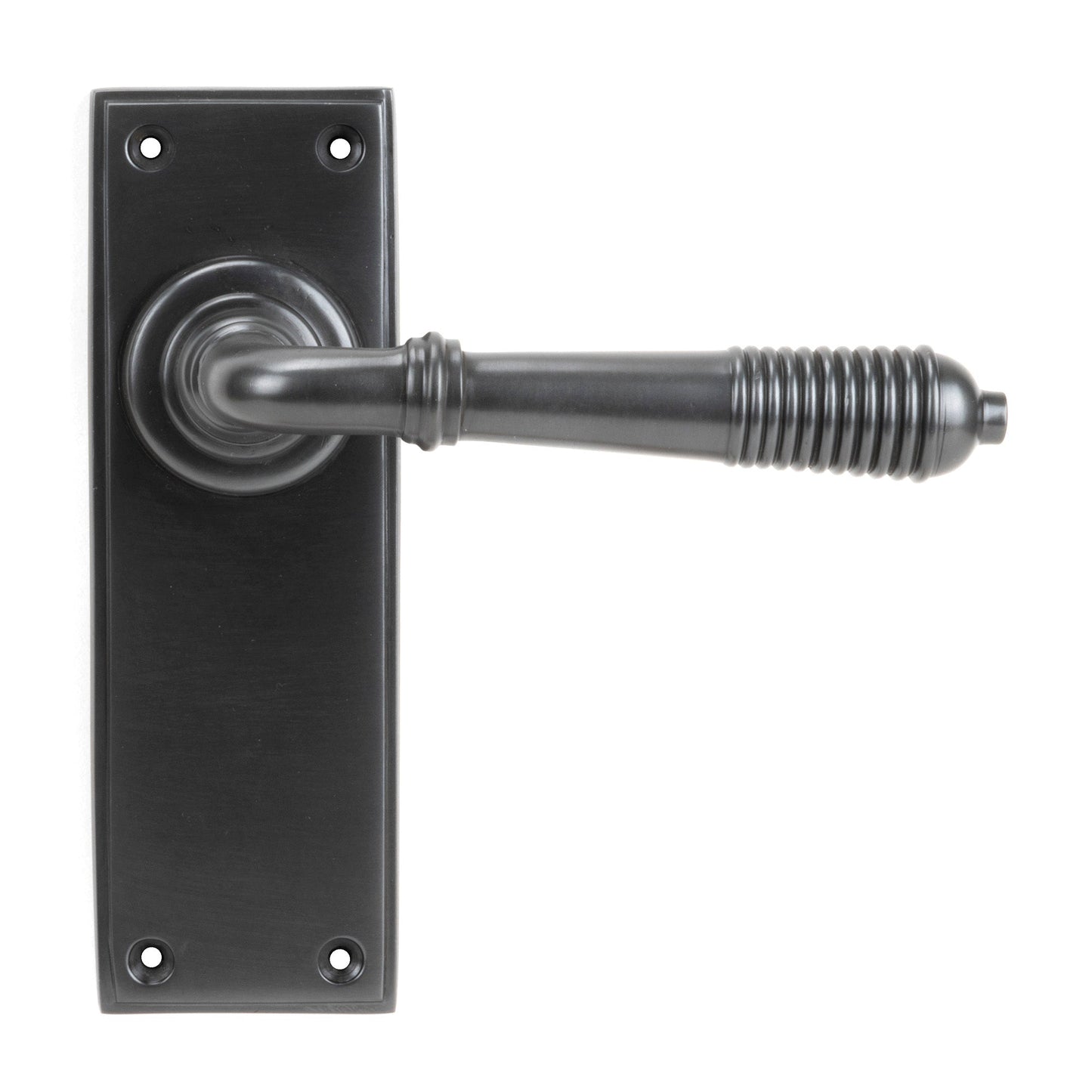 Reeded Lever Latch Set