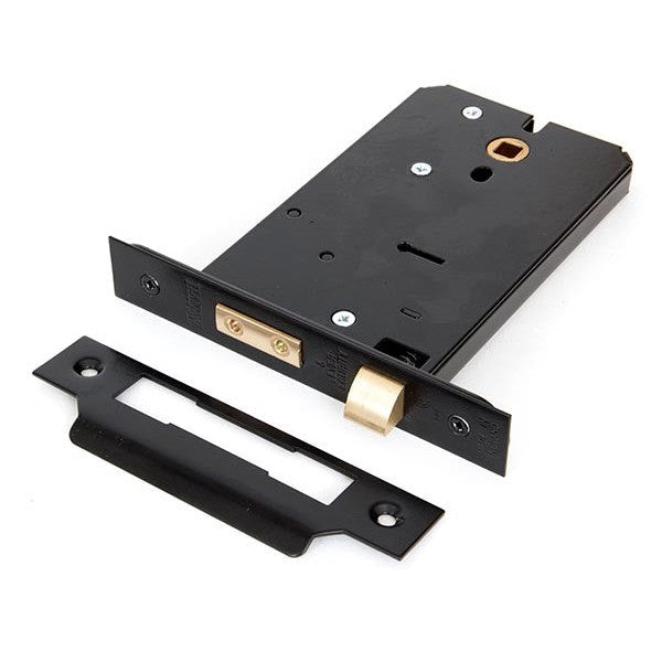 Black 6" Horizontal 5 Lever Sash Lock