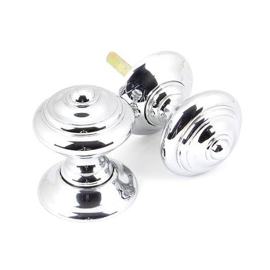 Polished Chrome Elmore Concealed Mortice Knob Set