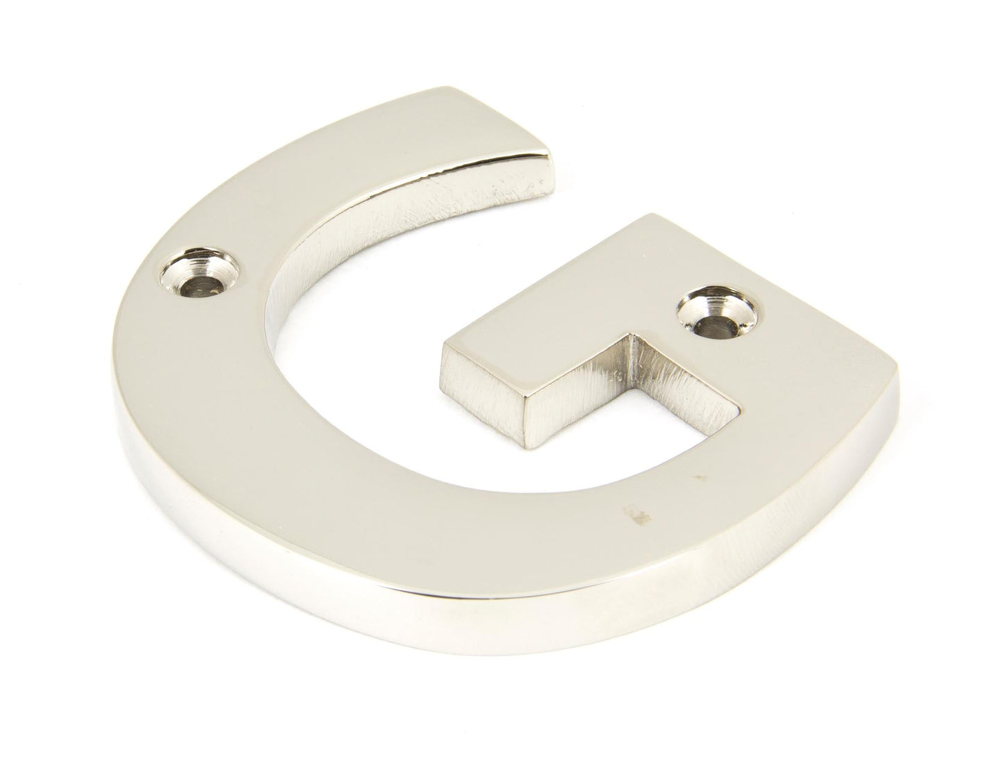 Polished Nickel Letter