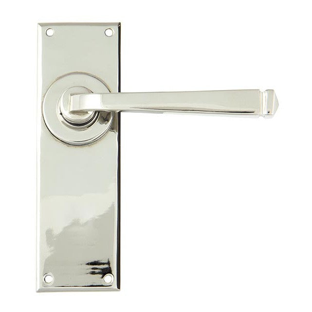 Polished Nickel Avon Lever Latch Set