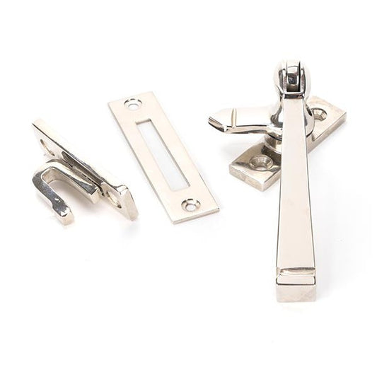 Polished Nickel Locking Avon Fastener