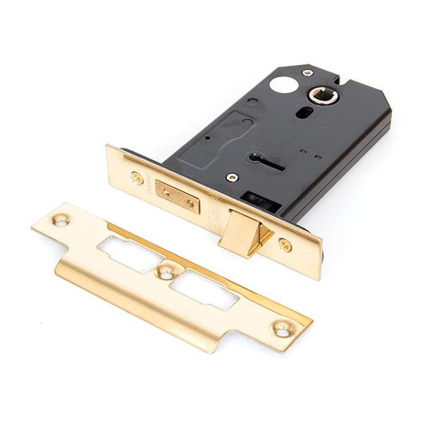 PVD 5" Horizontal 3 Lever Sash Lock