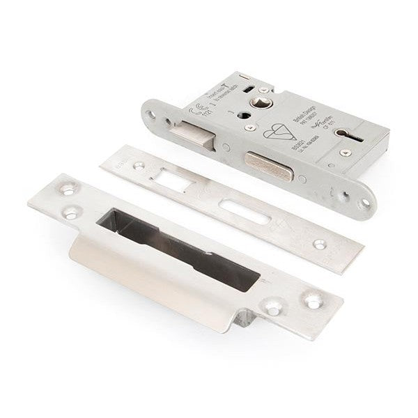 SSS 2½" 5 Lever H/Duty BS Sash Lock KA