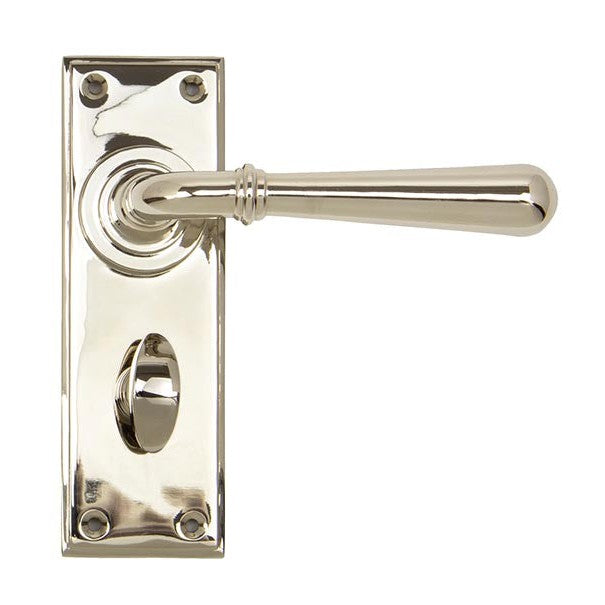 Polished Nickel Newbury Lever Bathroom Set